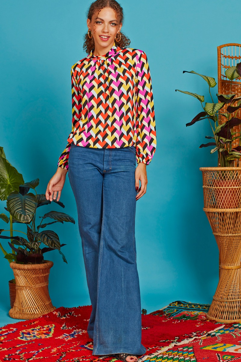 Ombre Prism Enhanced Performance Top Mid Rise Curve
