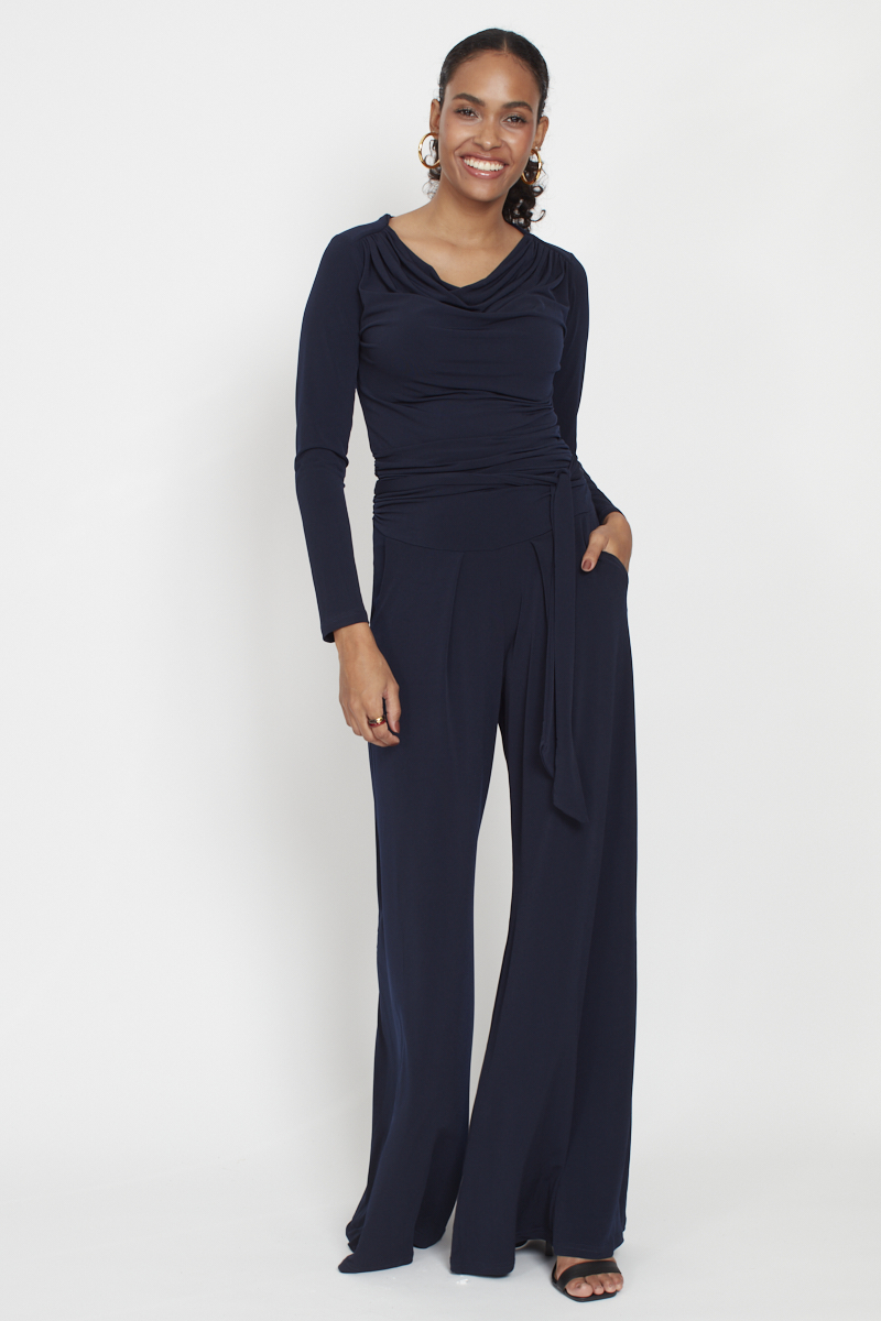 ANNA JUMPSUIT NAVY BLOCK 