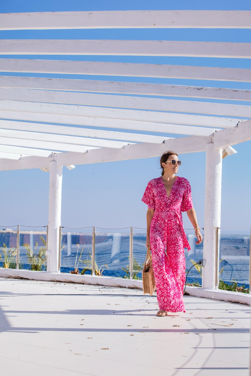 DAKOTA JUMPSUIT ELBA PINK PRINT