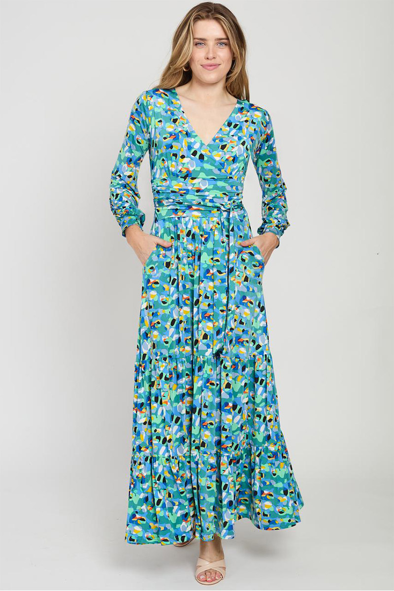 FAYE MAXI DRESS ROSIE PRINT