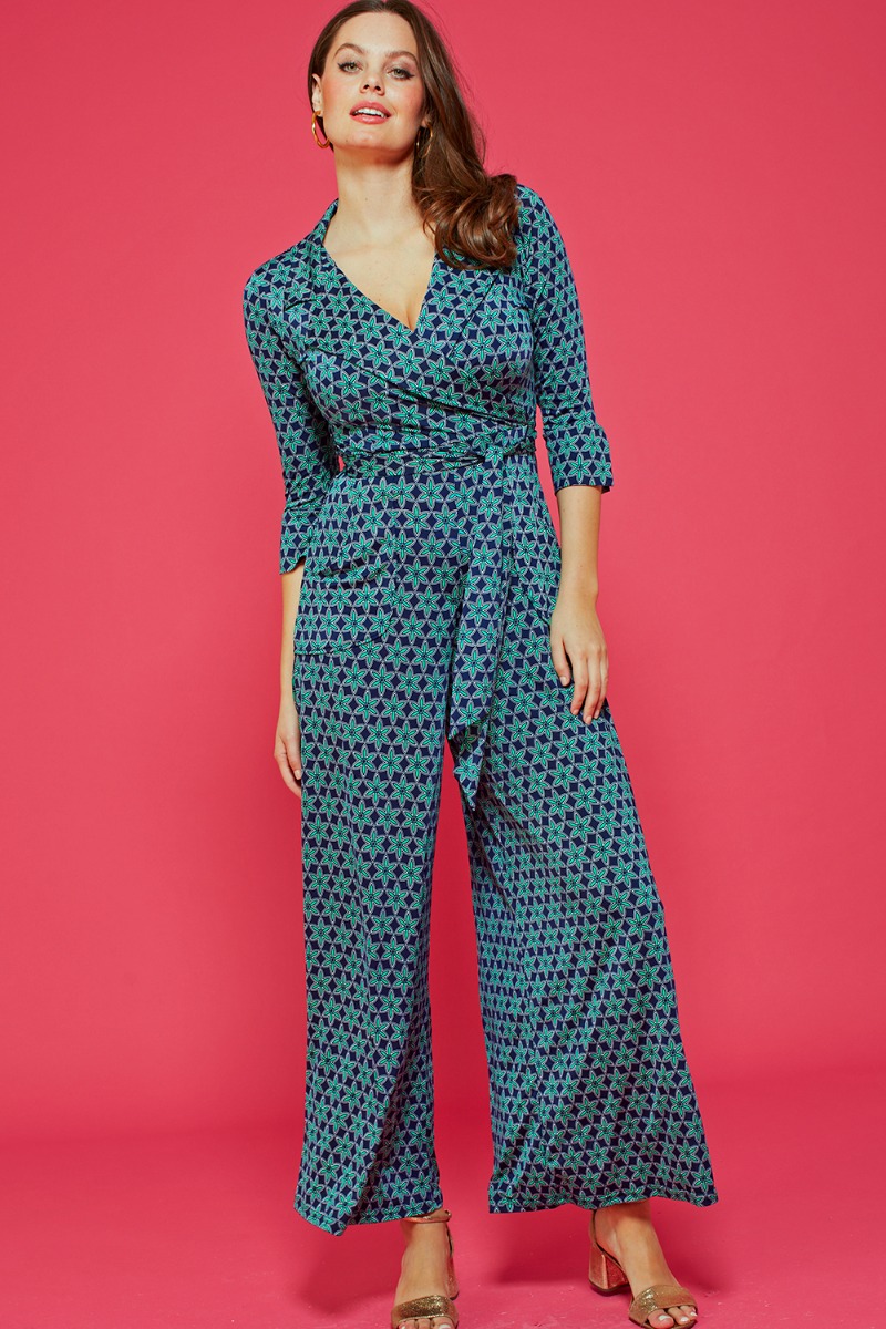 KELLY JUMPSUIT FLEUR GREEN