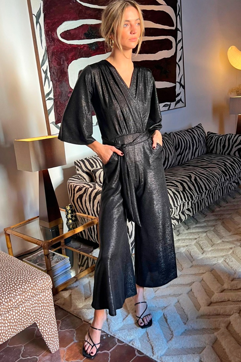 Metallic jumpsuit store