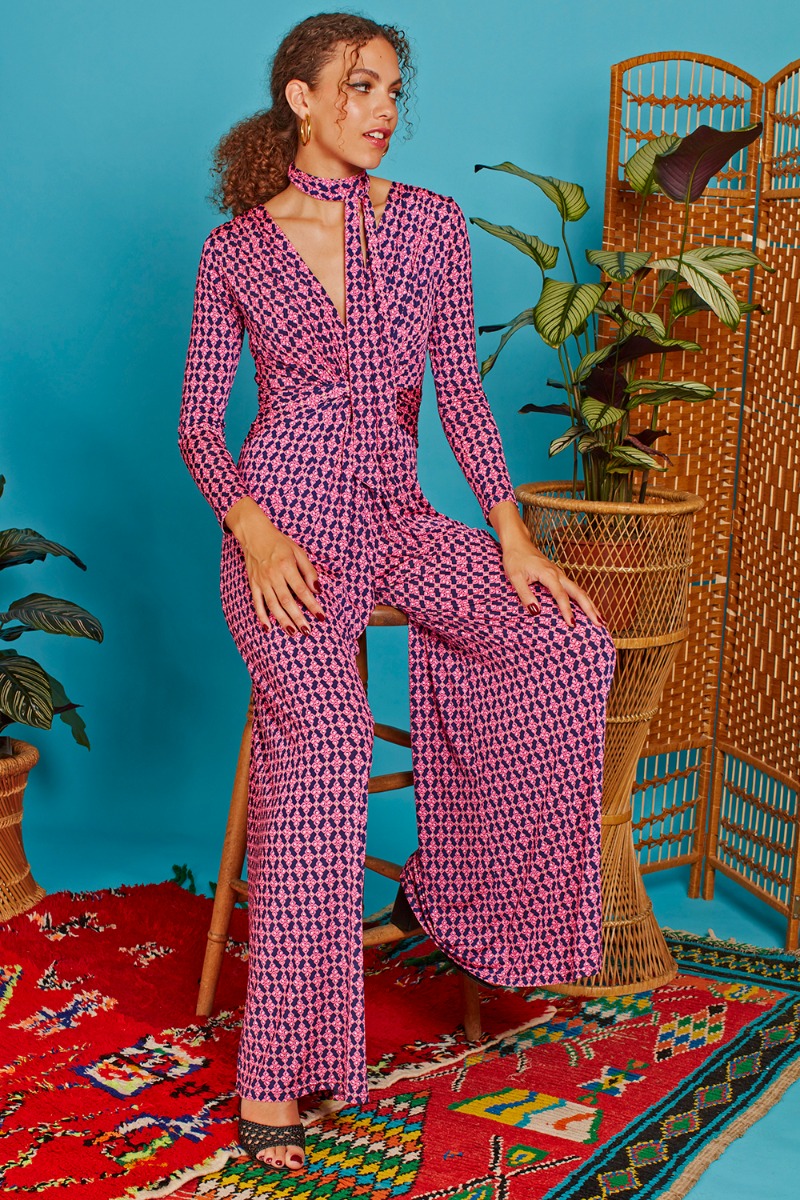 LEIA JUMPSUIT DISCO PINK