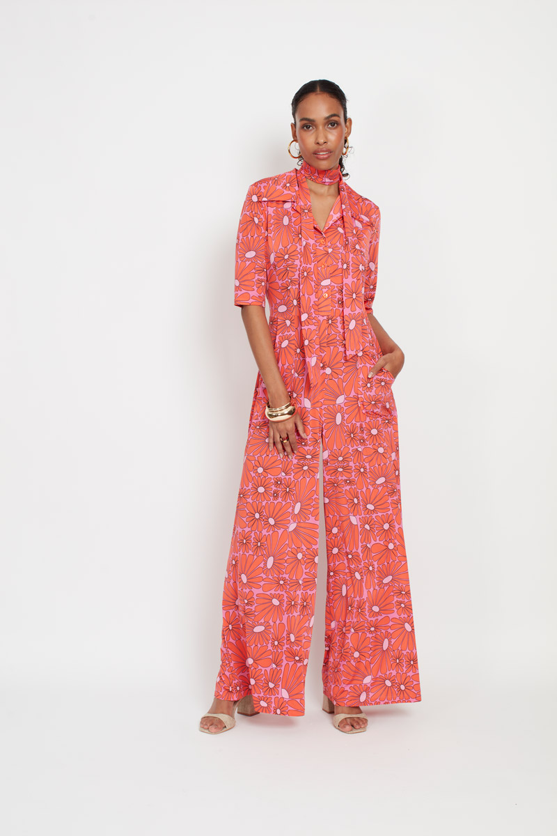 PHOENIX JUMPSUIT DAISY PINK