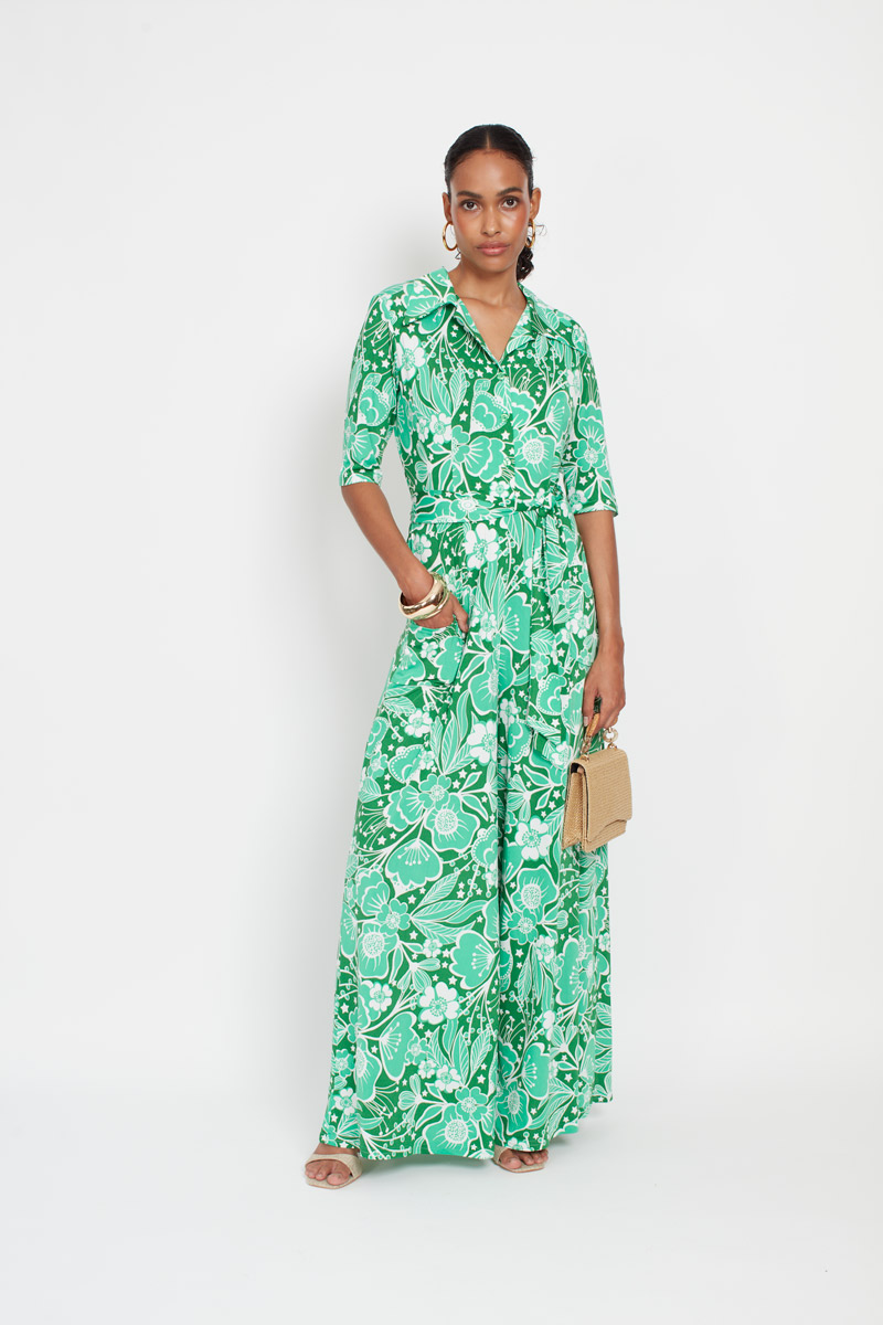 PHOENIX JUMPSUIT WILDFLOWER GREEN