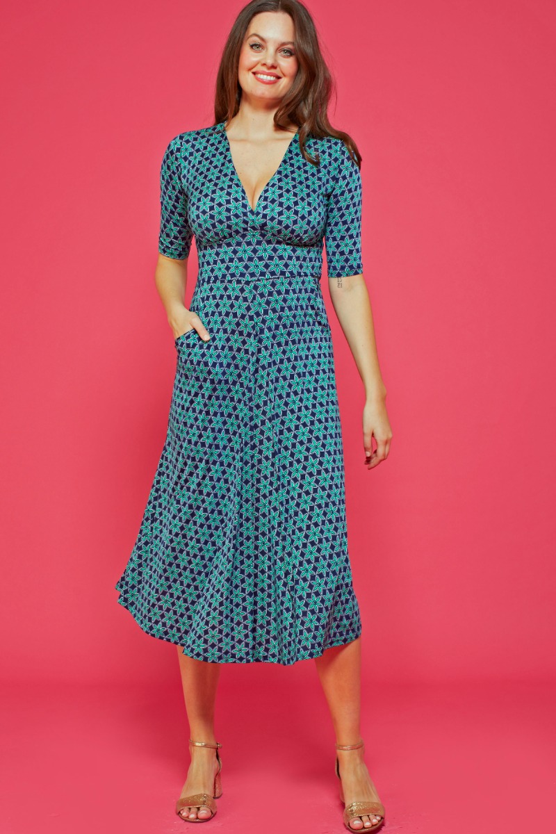 knee length dresses for ladies Remi Sleeveless Midi Dress Small main image 1