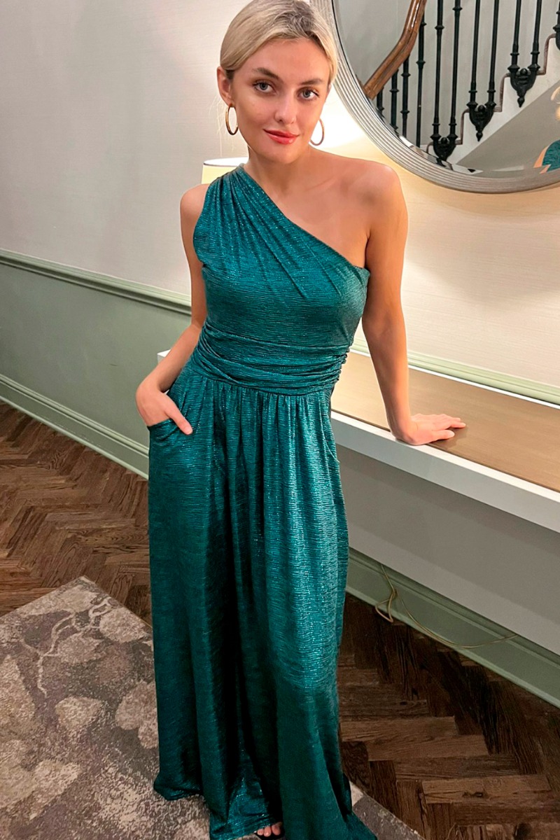 ROSA MAXI METALLIC DARK GREEN