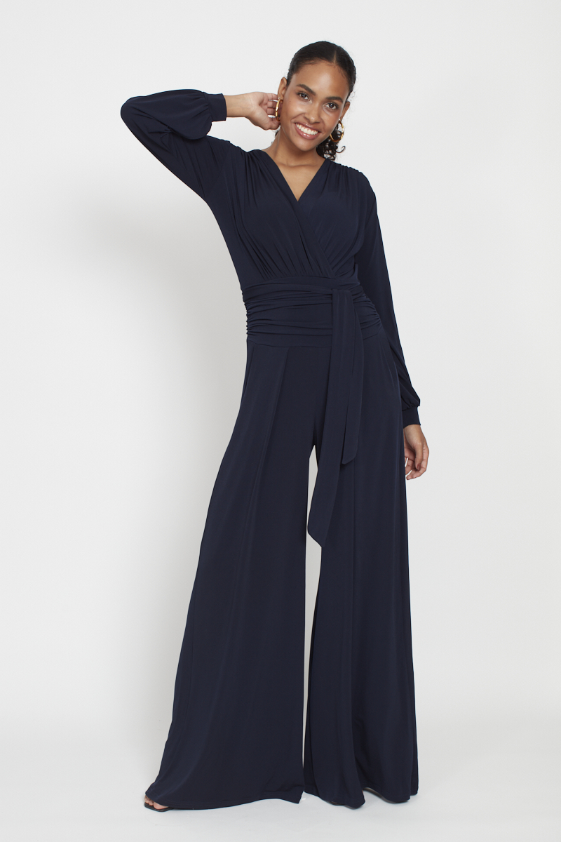 SHARON JUMPSUIT NAVY BLOCK 