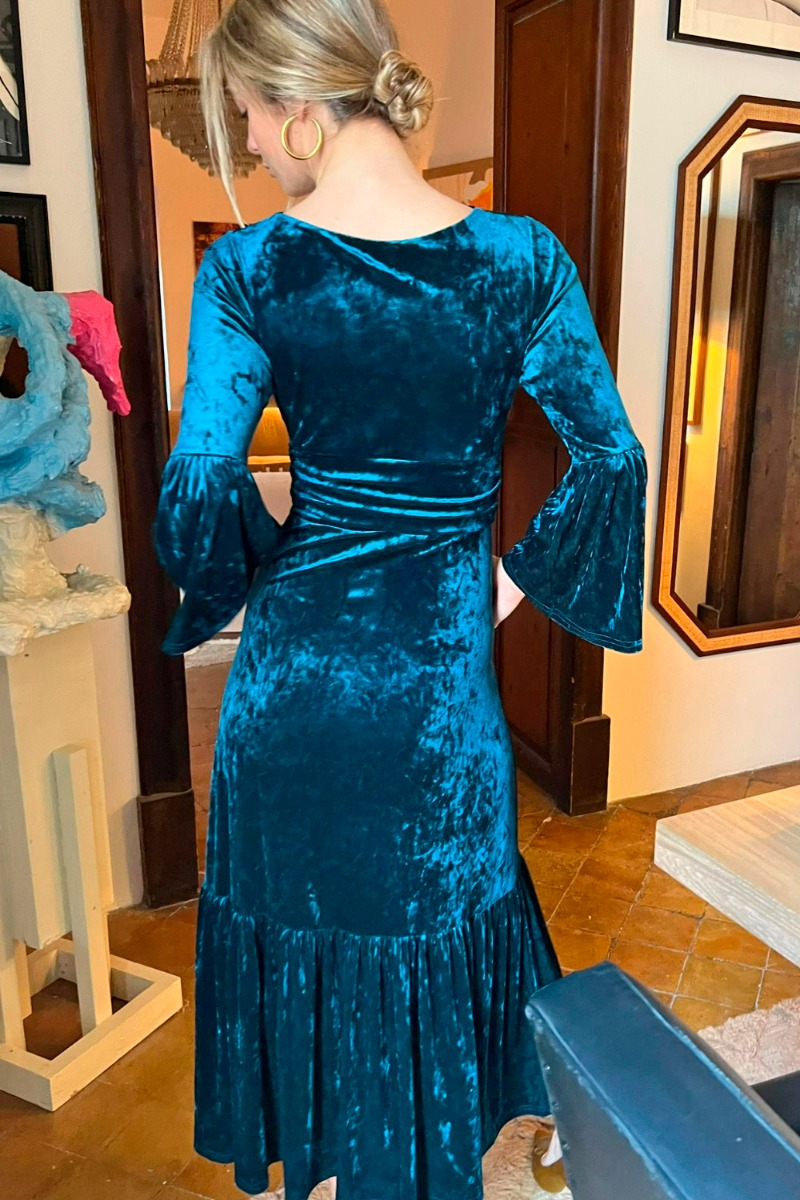 Onjenu velvet dress outlet